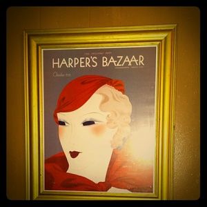 Harper's Bazaar Print ~ Framed